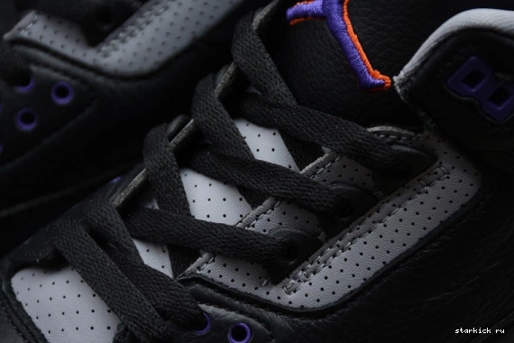 3 Court Black Jordan Purple Air Retro CT8532-050 CT8532-050 1018